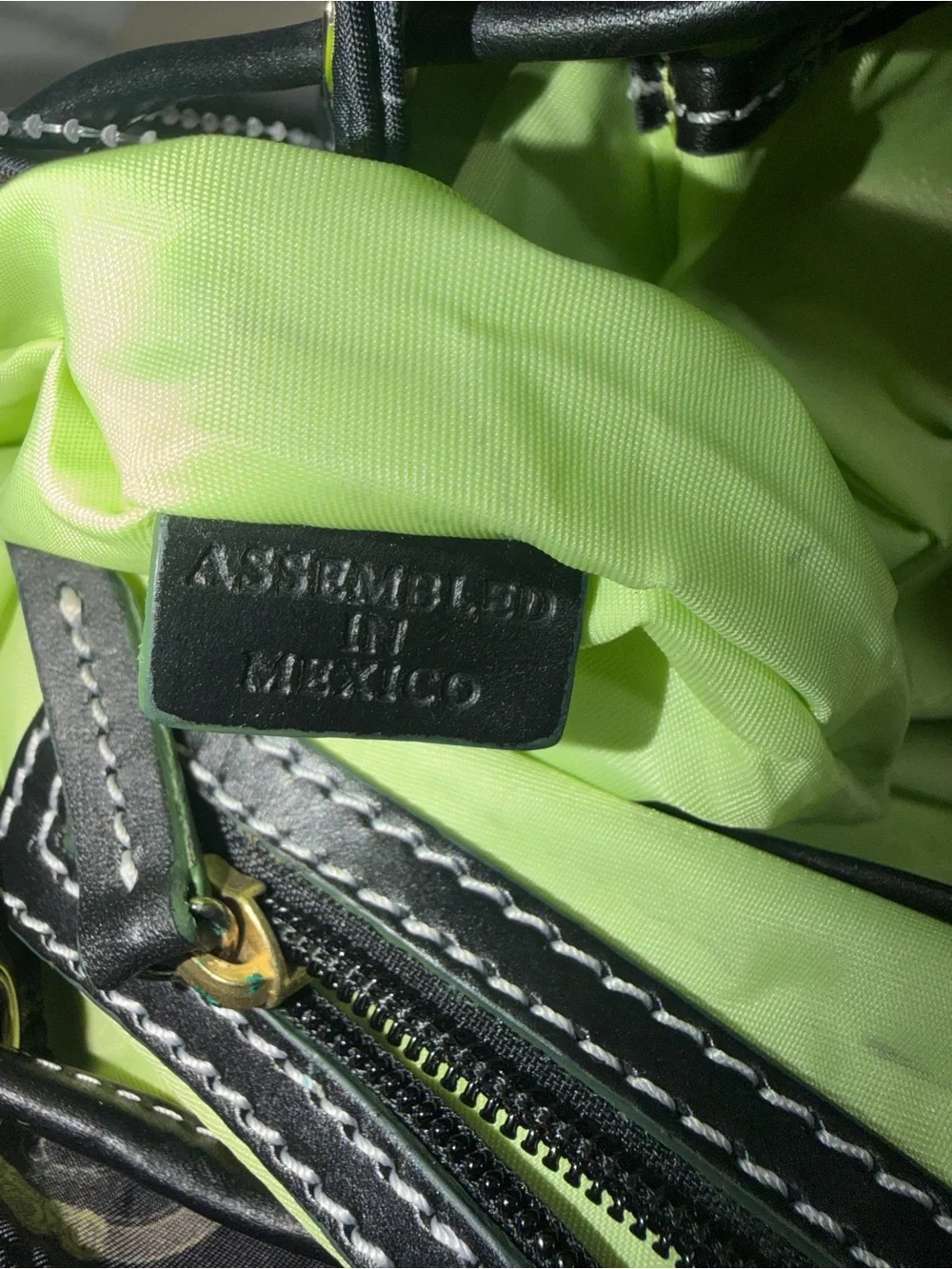 NWT Disney Dooney & Bourke Haunted Mansion Portraits Drawstring Nylon Backpack